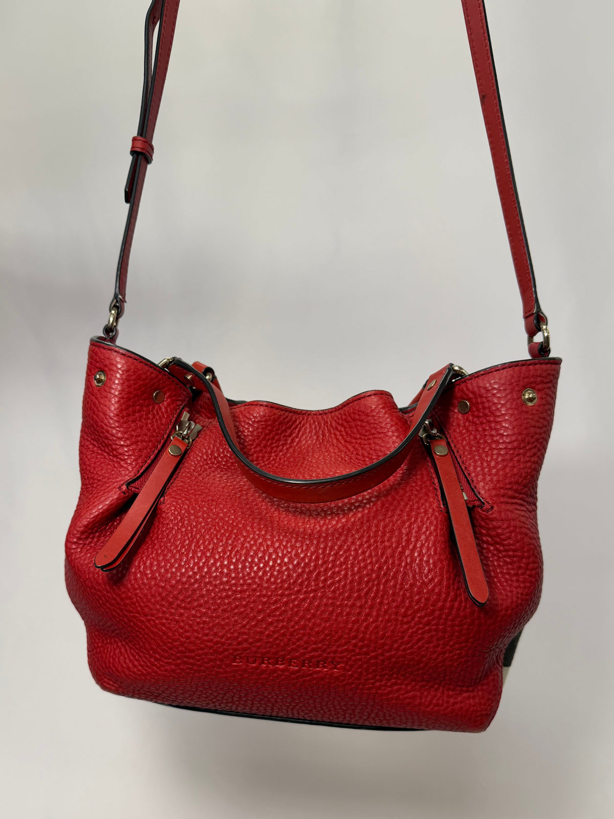 Burberry Red Handbag-Gently Used