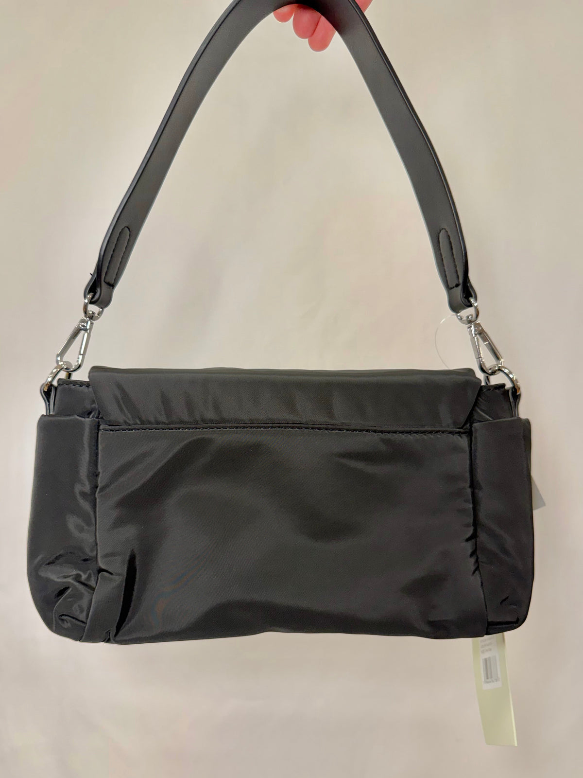Valentino Orlandi Nylon Black Handbag NWT-10/10 Condition