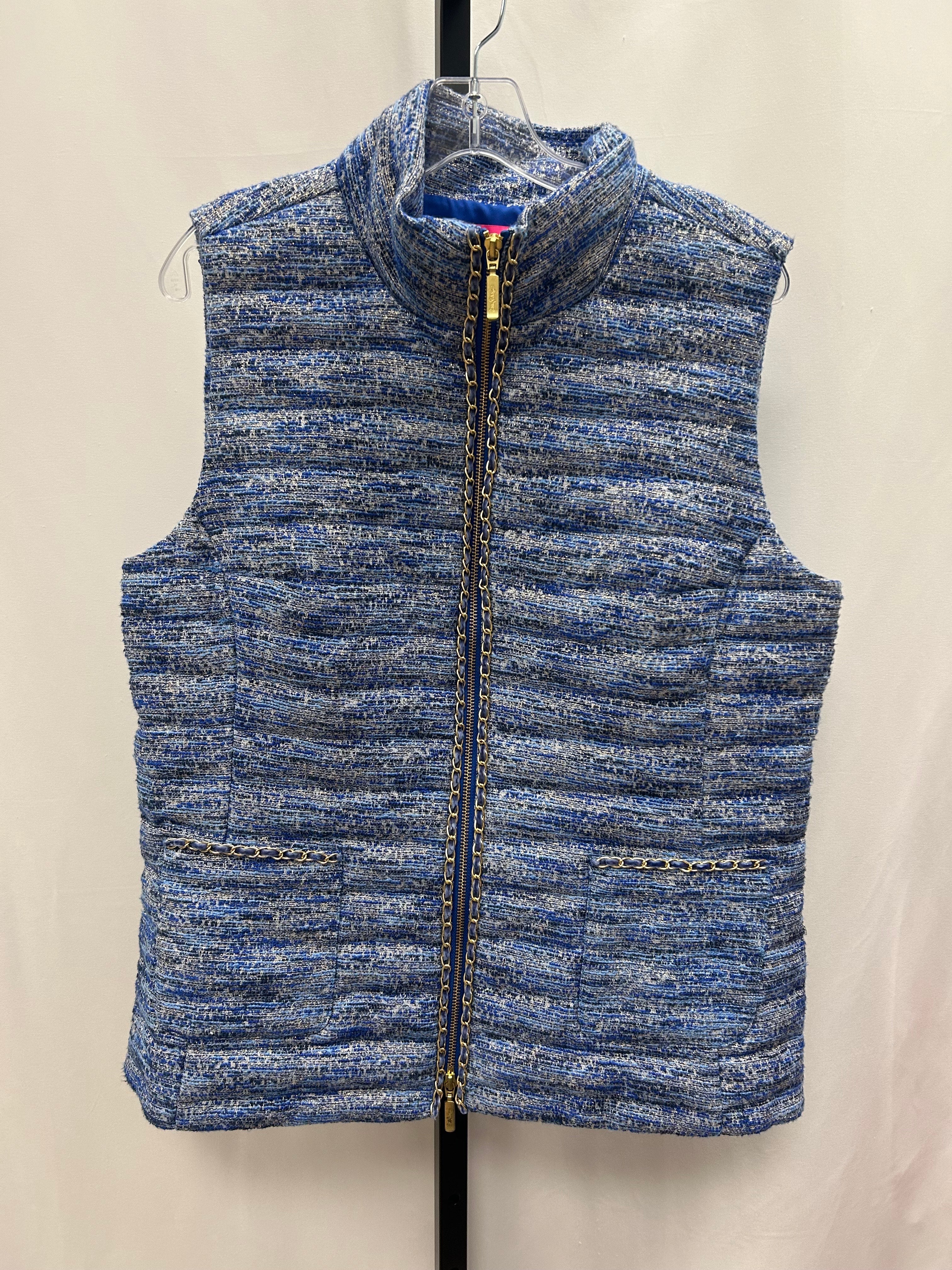 Lilly Pulitzer blue vest size XL