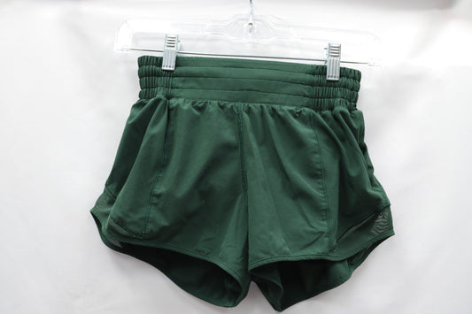 Lululemon Green Short Size 2