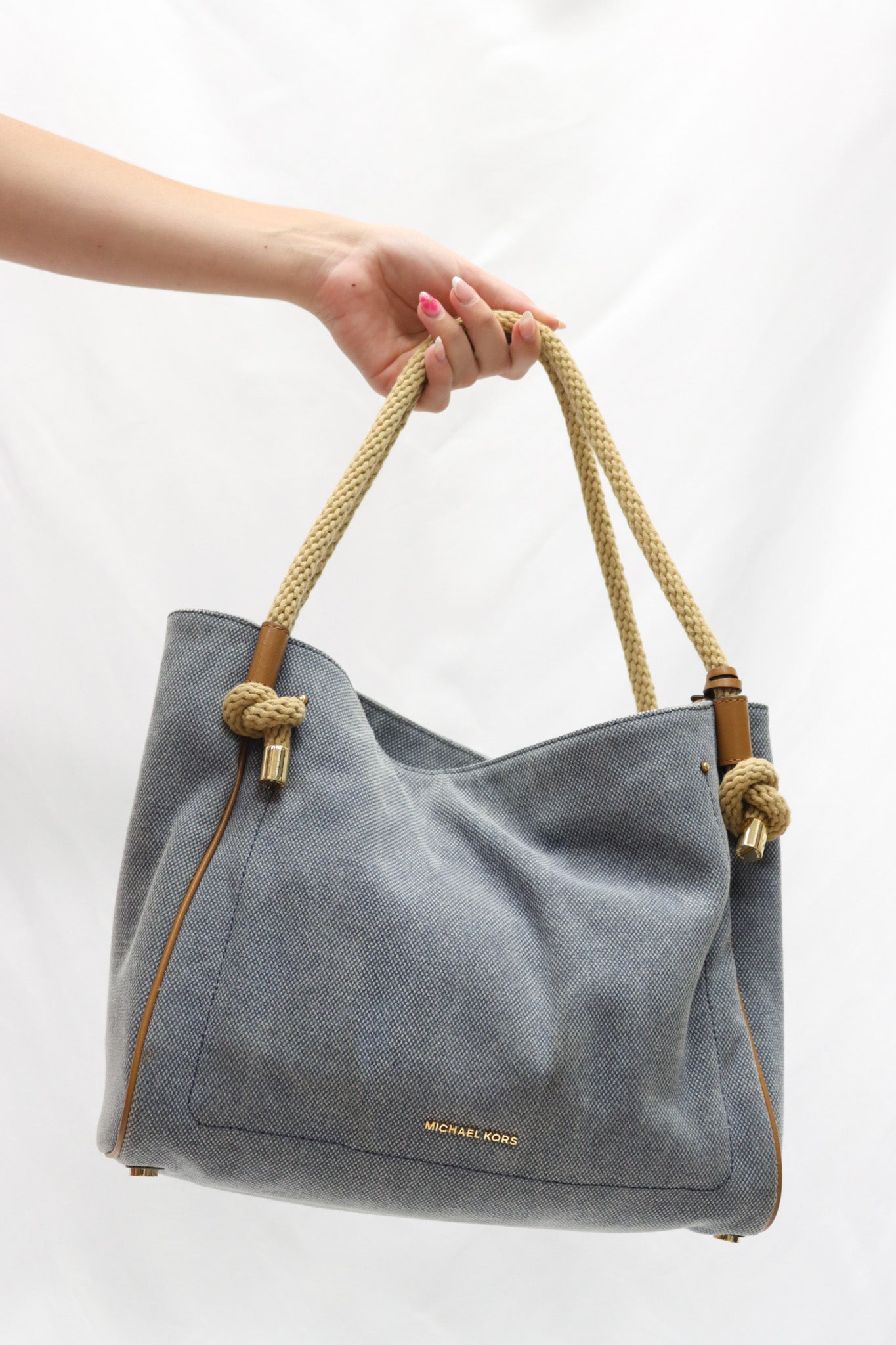 Michael Kors Blue Rope Handbag