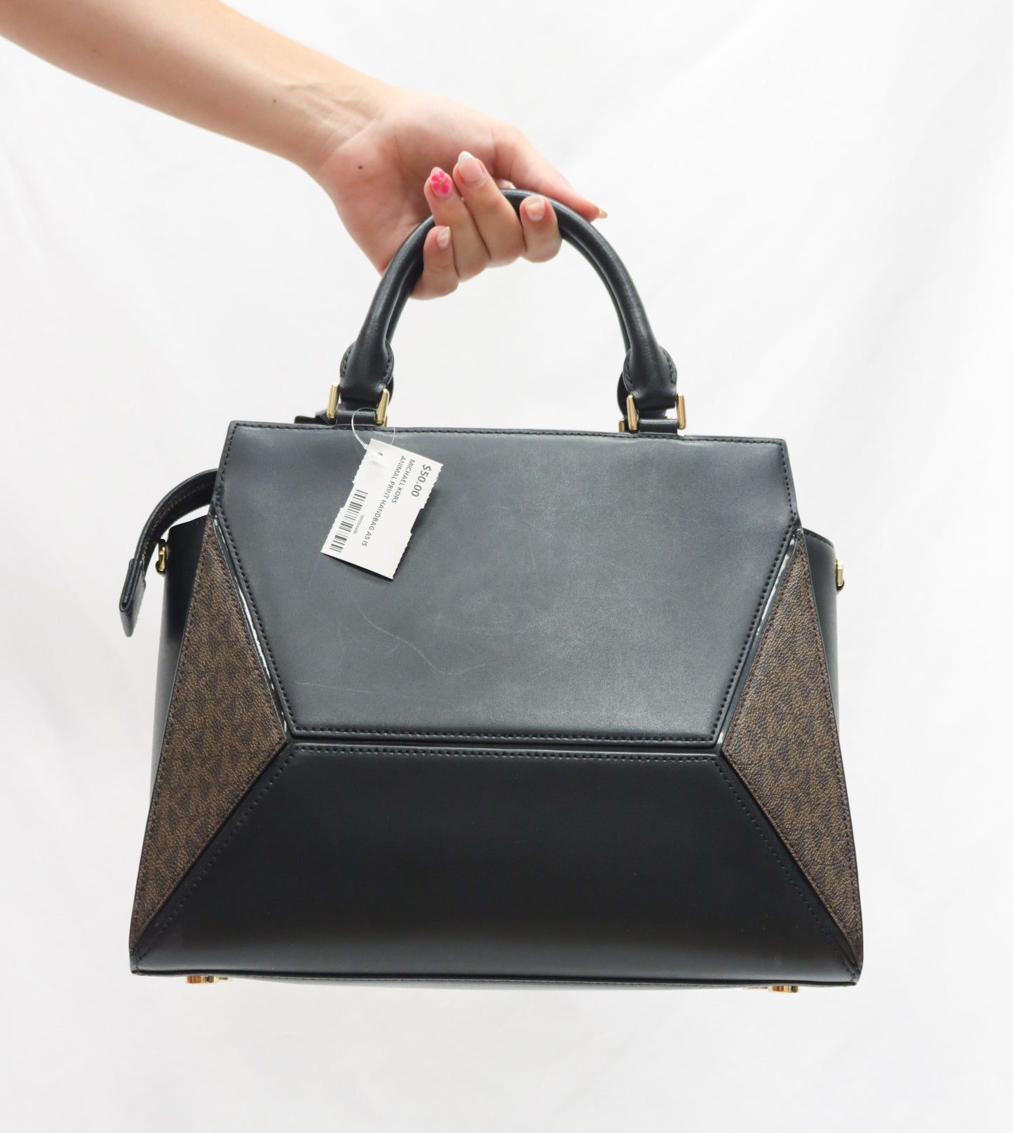 Michael Kors Animal Print Handbag As Is