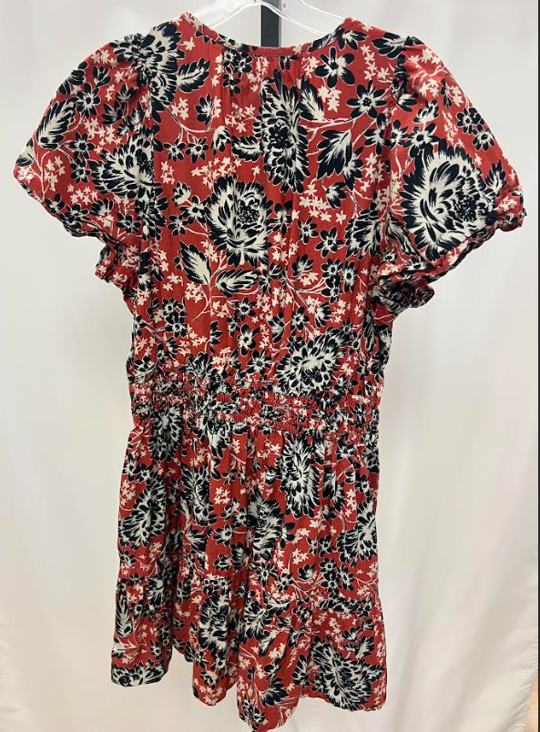 Anthropologie Red Pattern Dress Size 1X