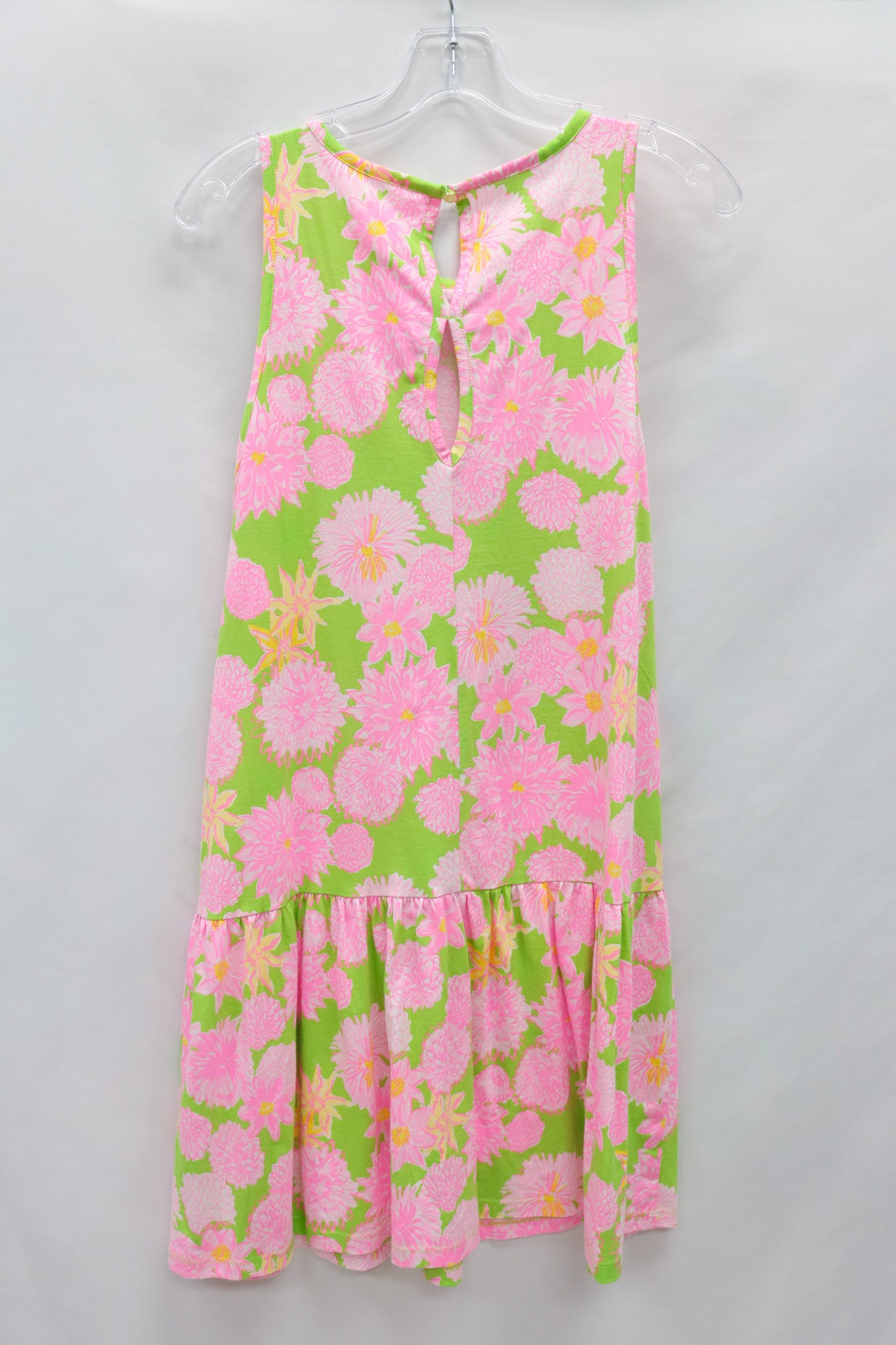 Lilly Pulitzer Green/Pink Dress Size M