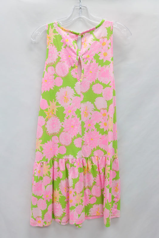 Lilly Pulitzer Green/Pink Dress Size M