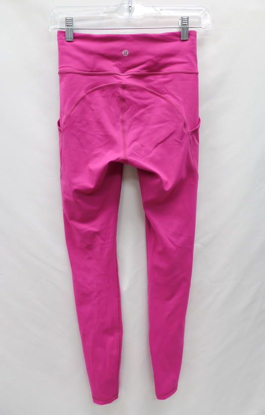 Lululemon Fushia Leggings Size 4