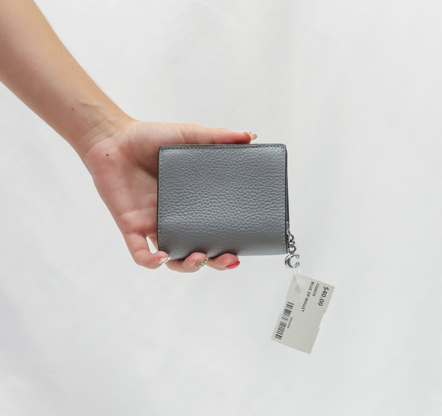 Coach Blue Zip Wallet