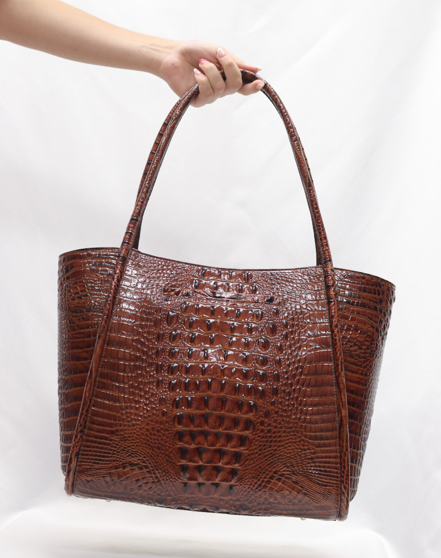 Brahmin Brown Tote Handbag