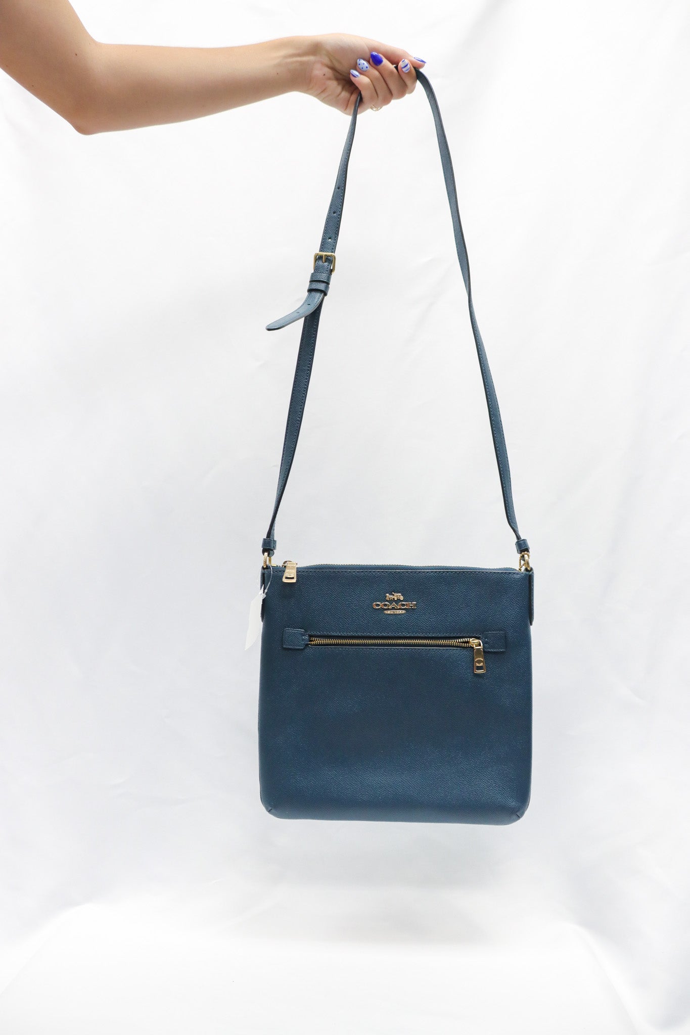 Coach Turquoise Rowan Crossbody