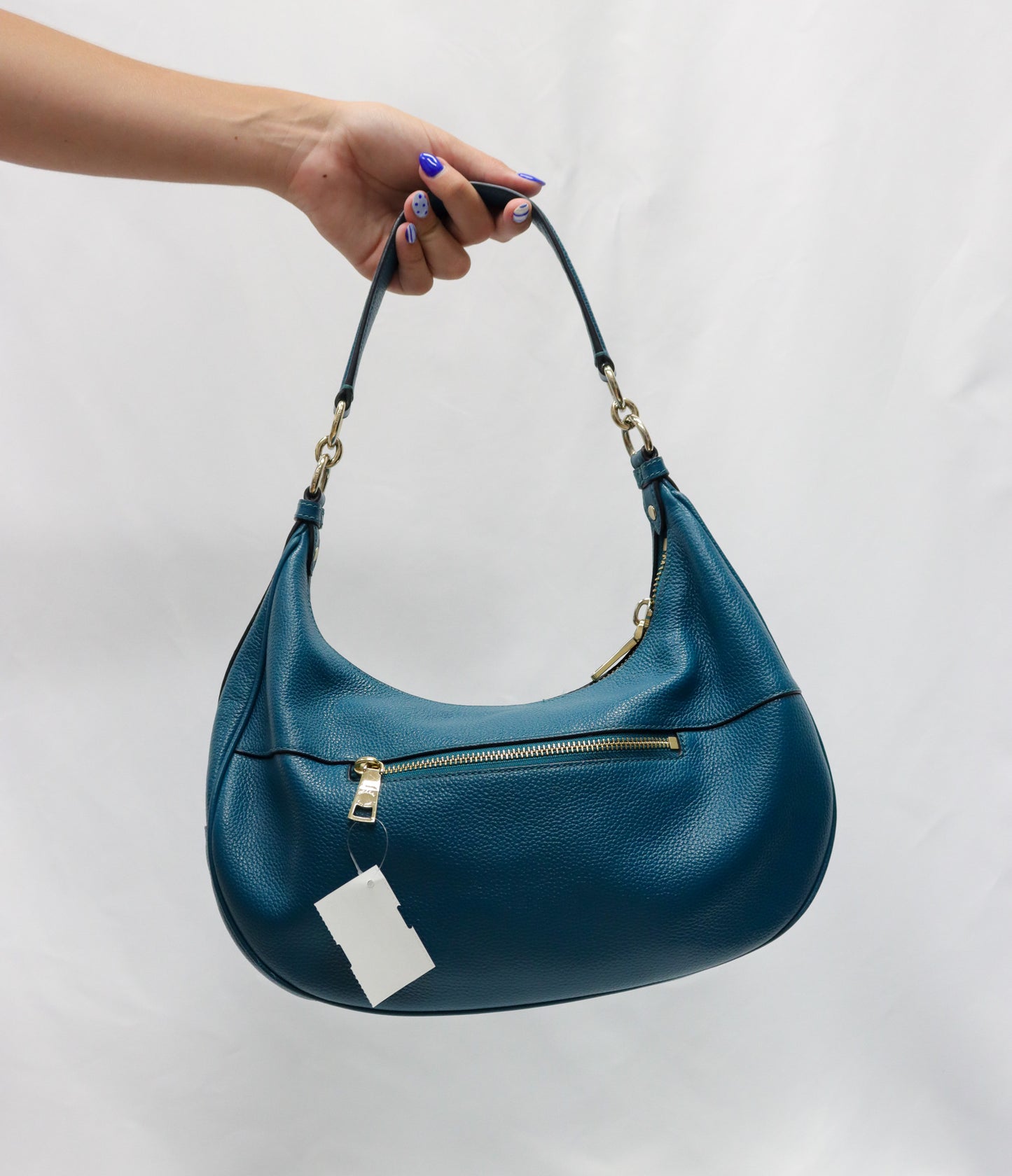 Coach Teal Harley East/West Hobo Bag