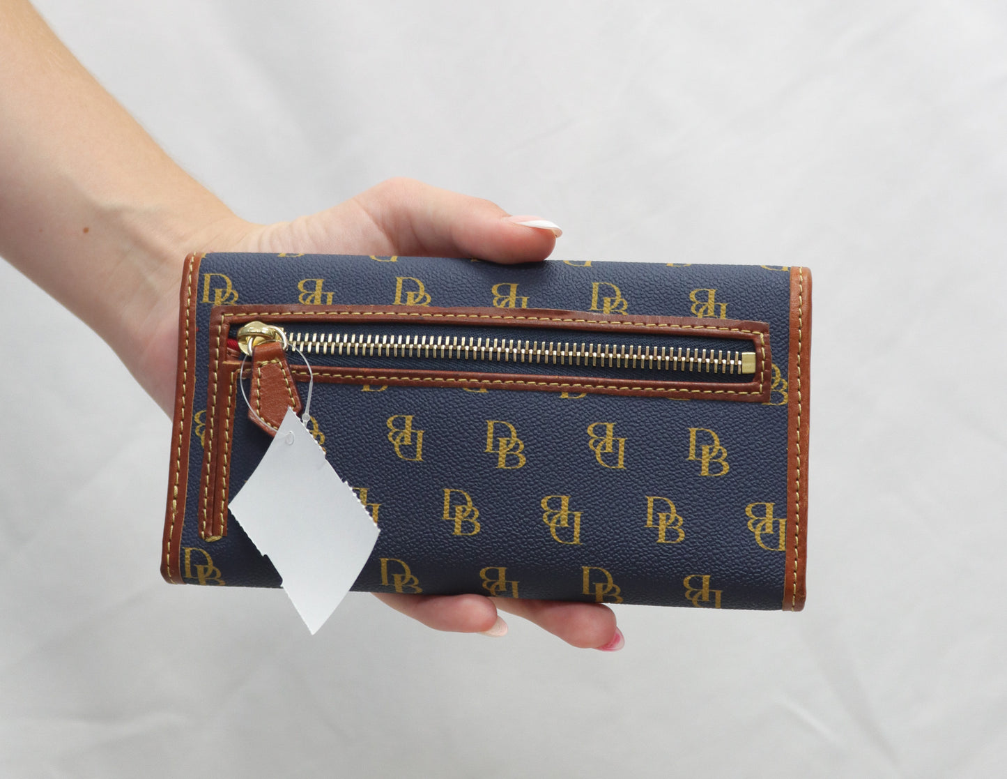 Dooney & Bourke Blue Monogram Wallet