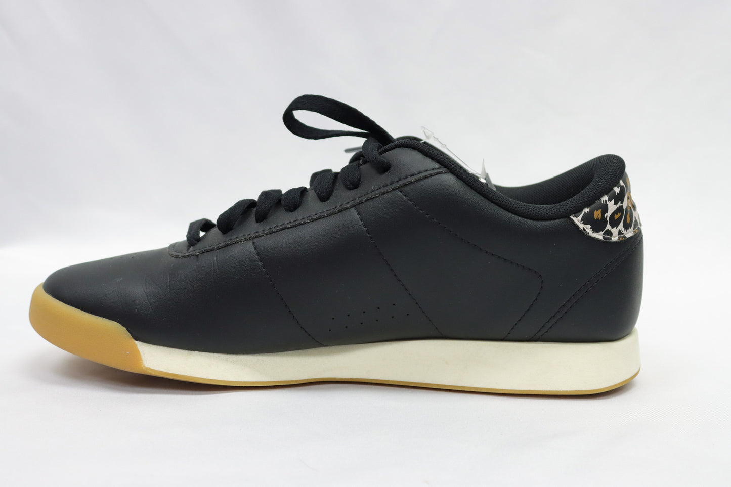 Reebok Black Cheetah Sneakers Size 8
