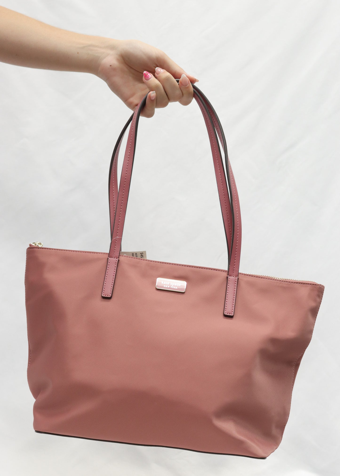 Kate Spade Mauve Bylon Tote Purse