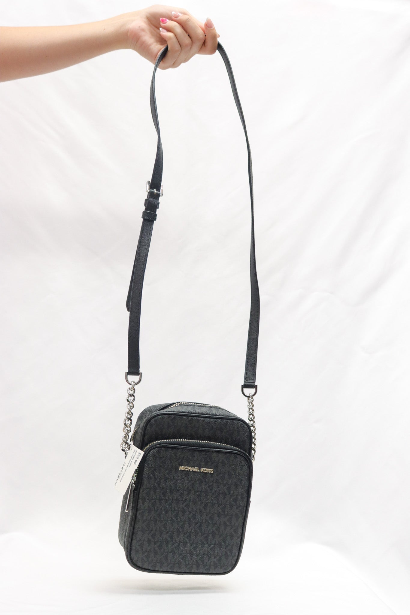 Michael Kors Black Monogram Crossbody