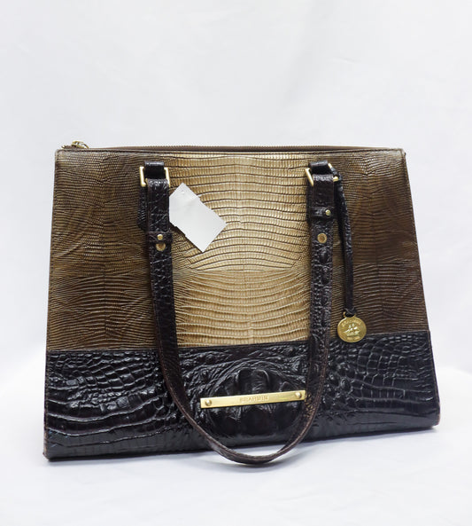 Brahmin Gold/black purse