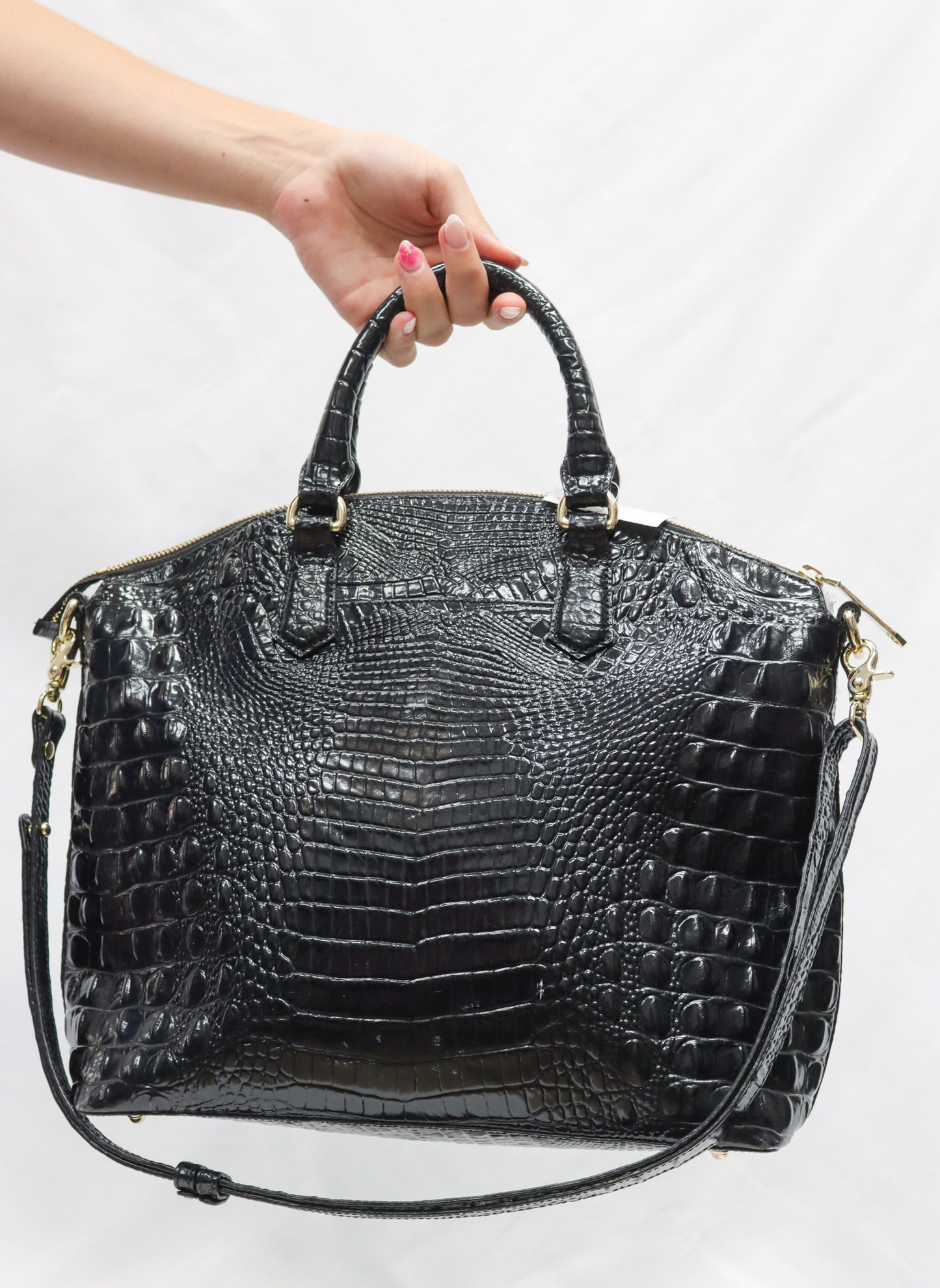 Brahmin Black Duxbury Satchel