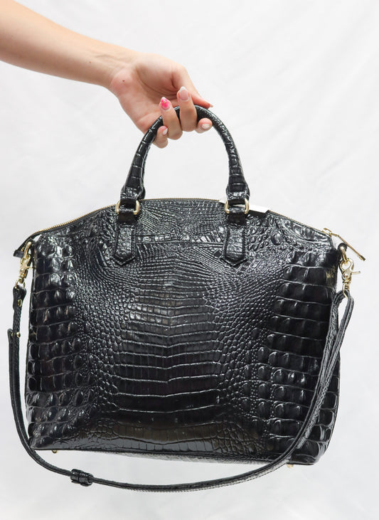 Brahmin Black Duxbury Satchel