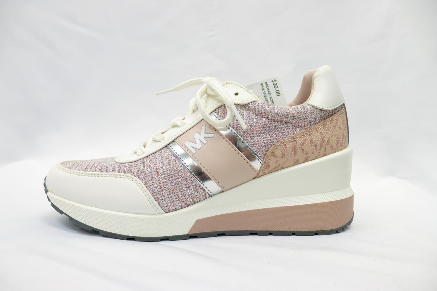 Michael Kors Pink Sneakers Size 7.5