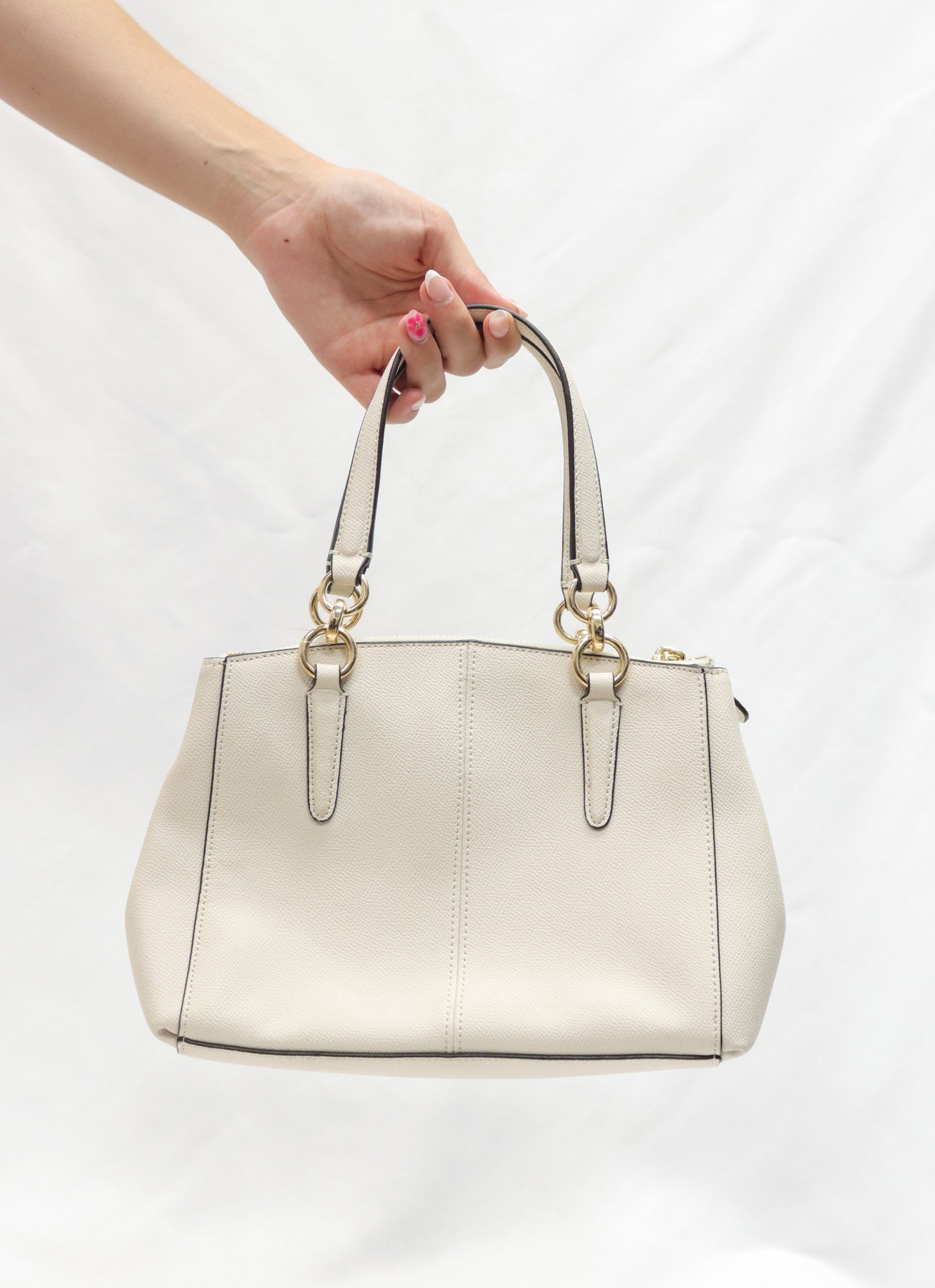 Coach White Handbag