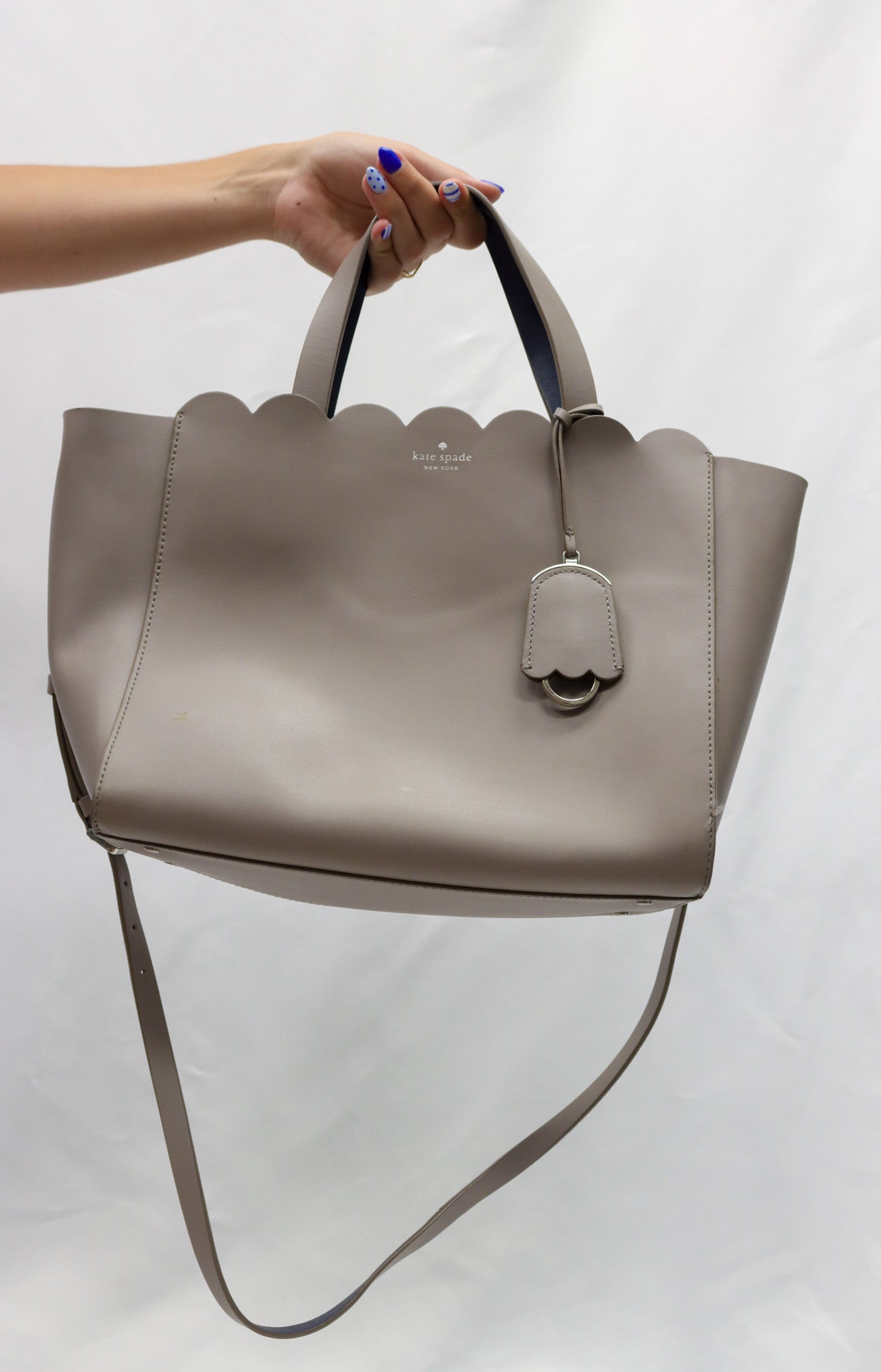 Kate Spade Gray Purse AS IS