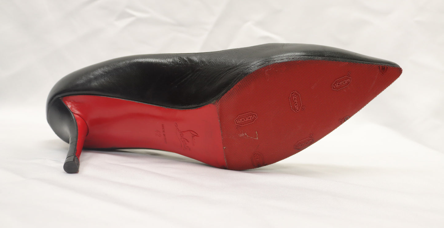CL Black Heels Size 42