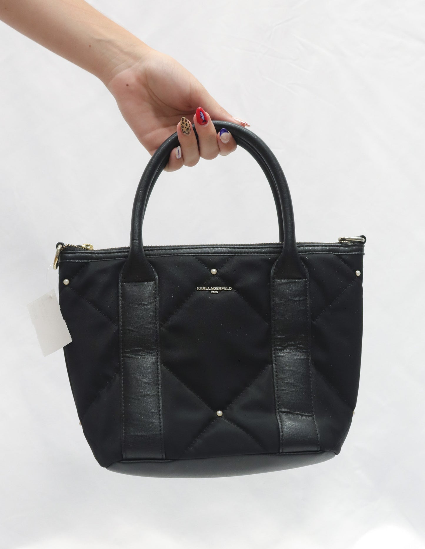 Karl Lagerfeld Black Tote Bag
