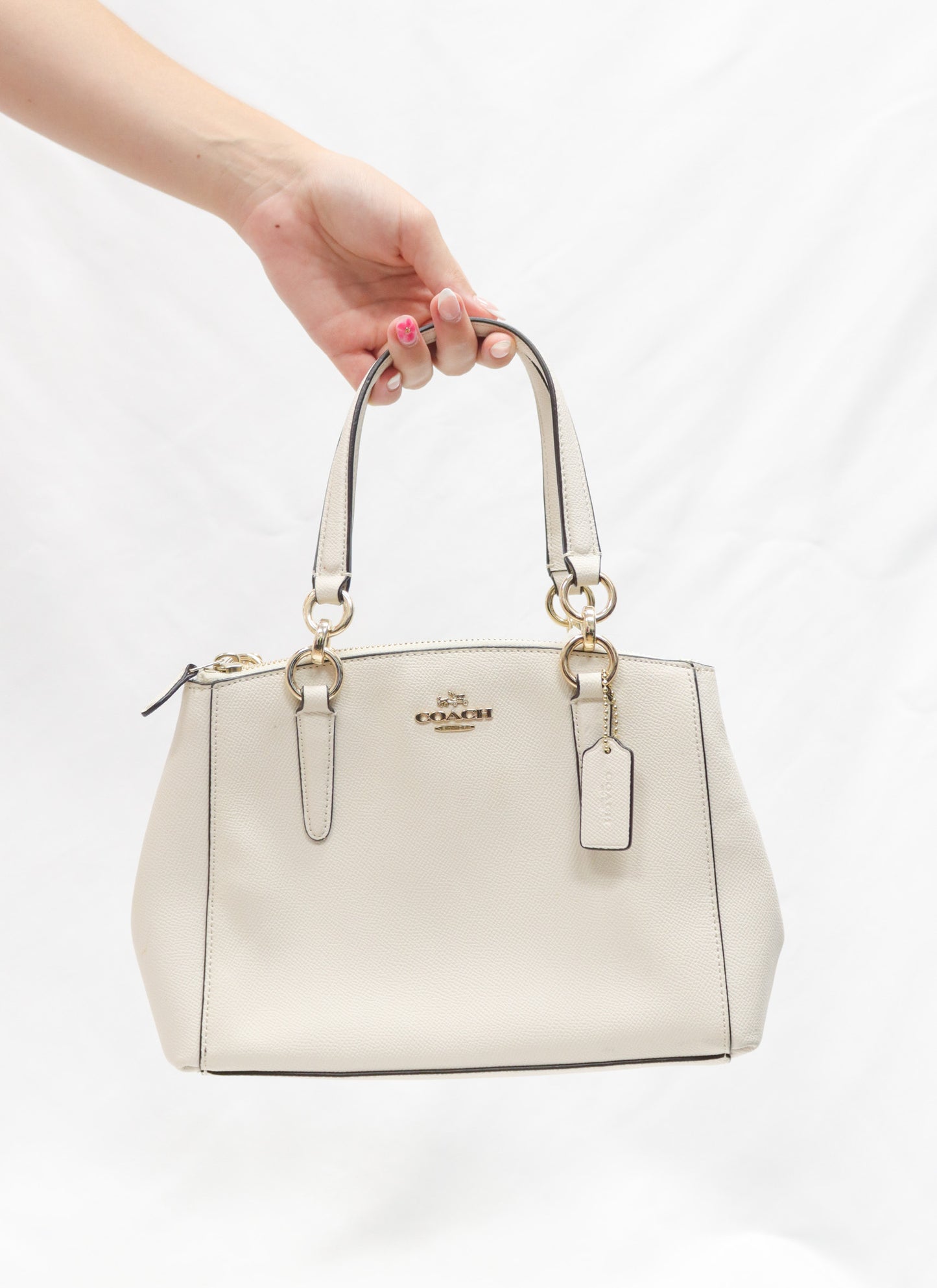 Coach White Handbag