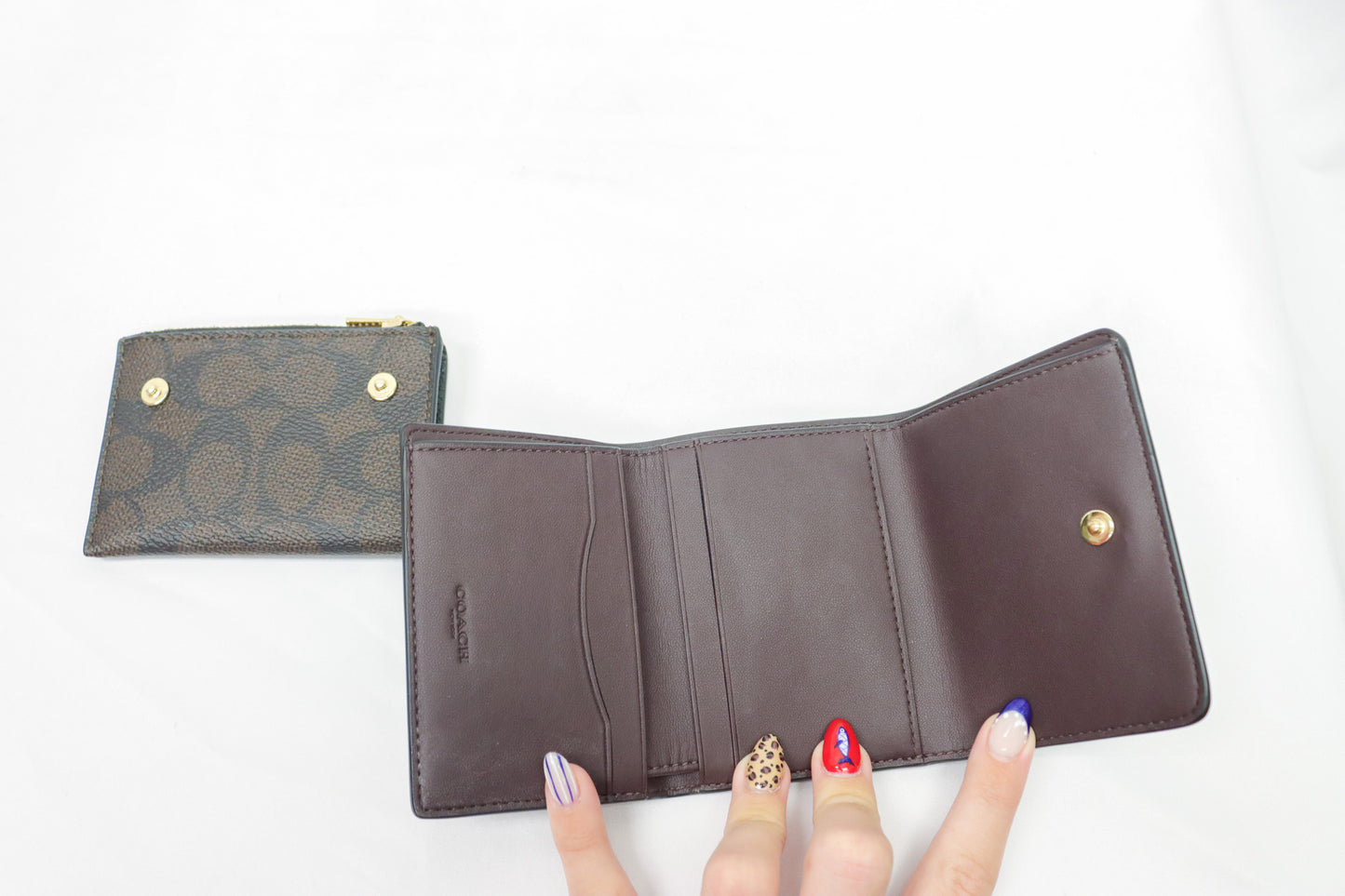 Coach Black Double Sided Wallet