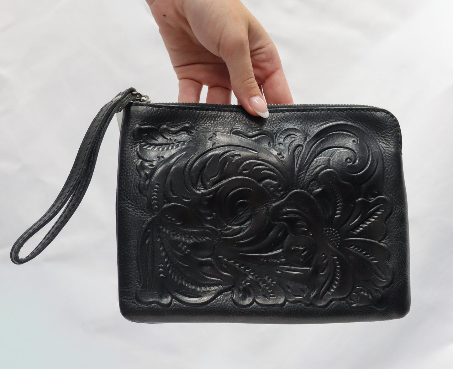 Patricia Nash Black Wristlet