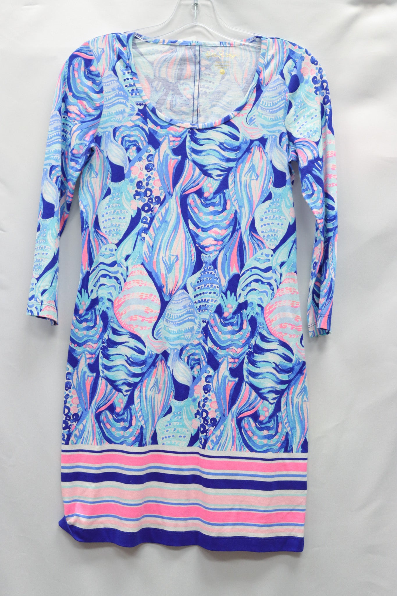 Lilly Pulitzer Blue LS Dress Size XXS