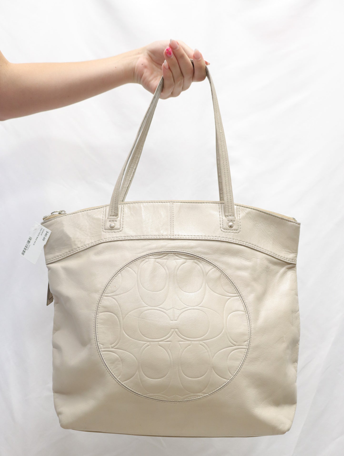 Coach Tan Tote Bag As Is
