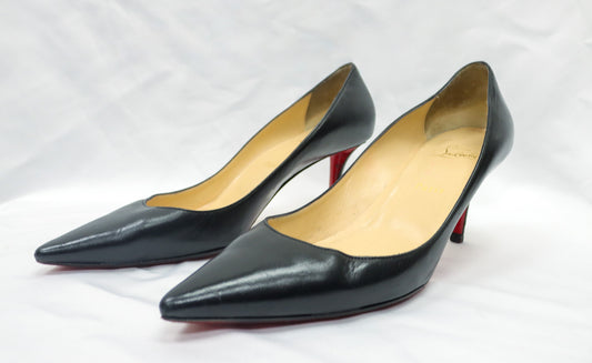 CL Black Heels Size 42