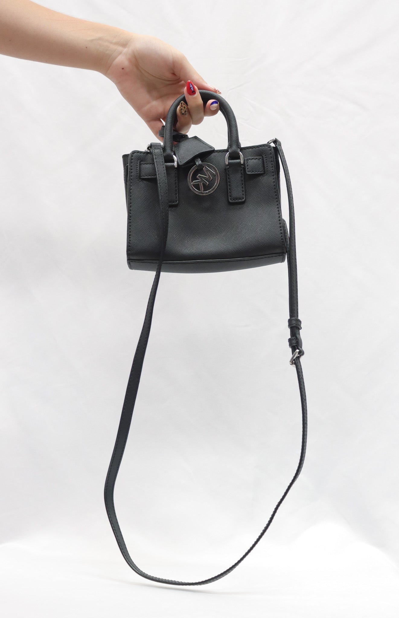 Michael Kors Black/Silver Small Tote