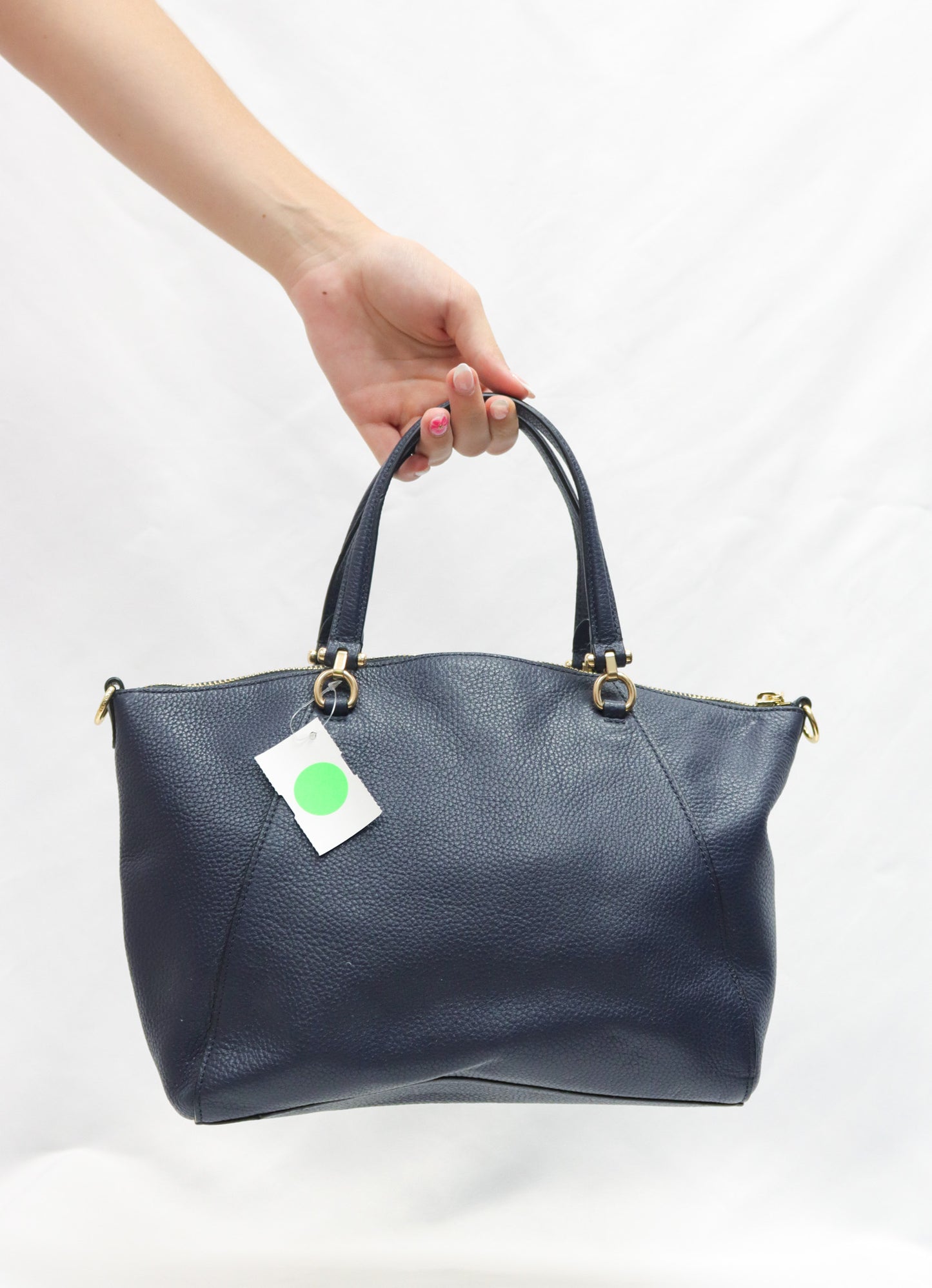Coach Navy Handbag