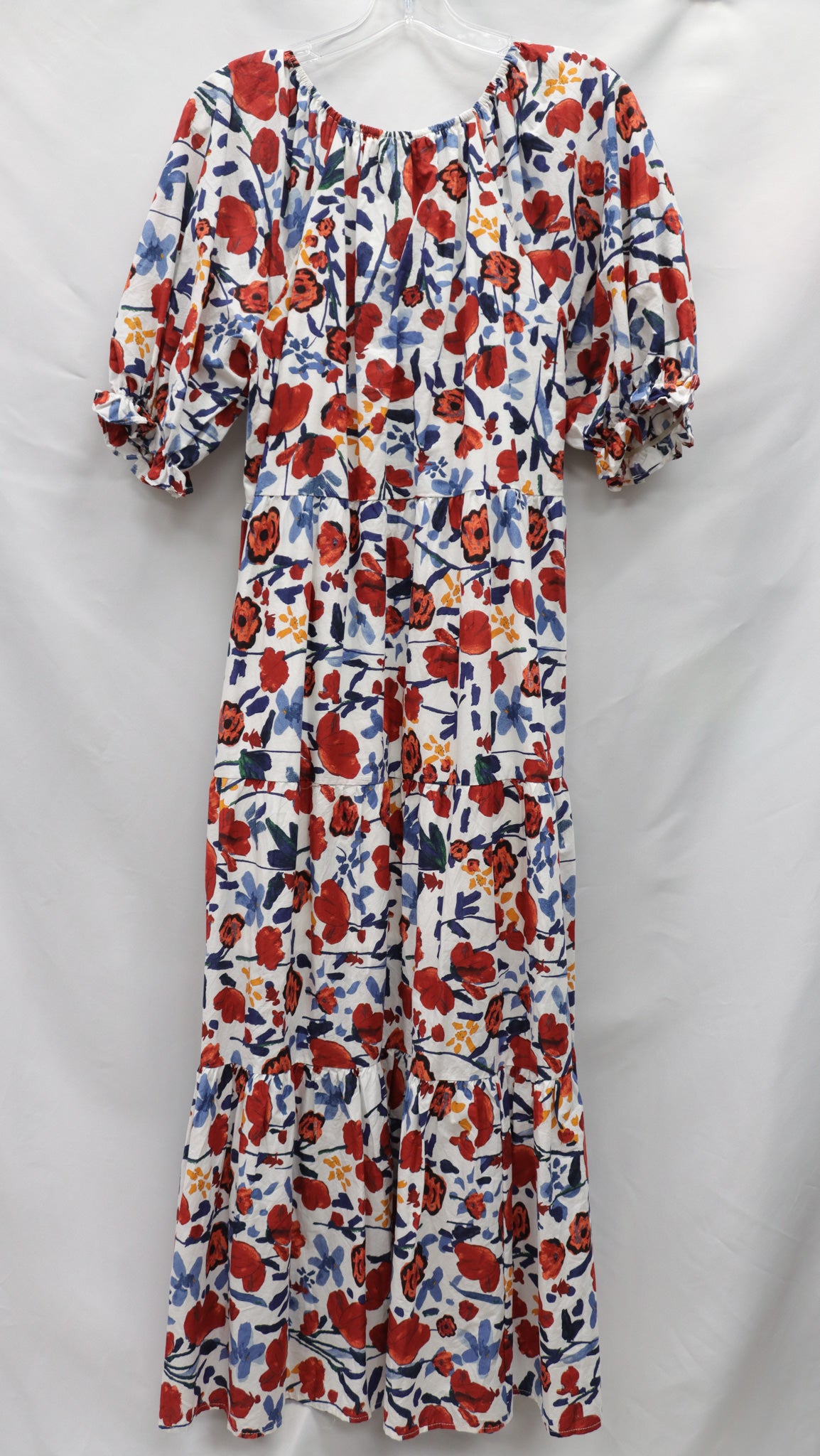 Sofie The Label Red/Blue Maxi Dress Size S