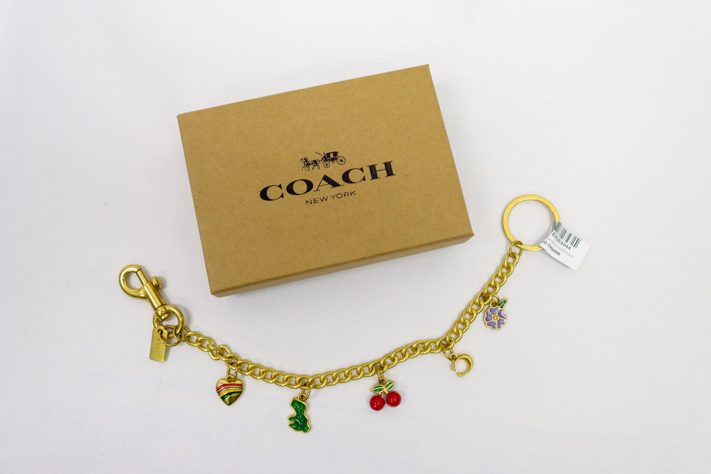 Coach Motif Chain Bag Charm