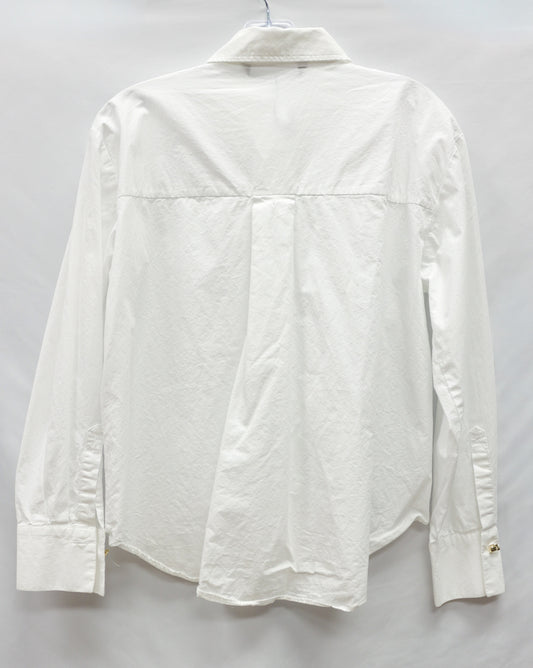 Zara White Button Up Size S