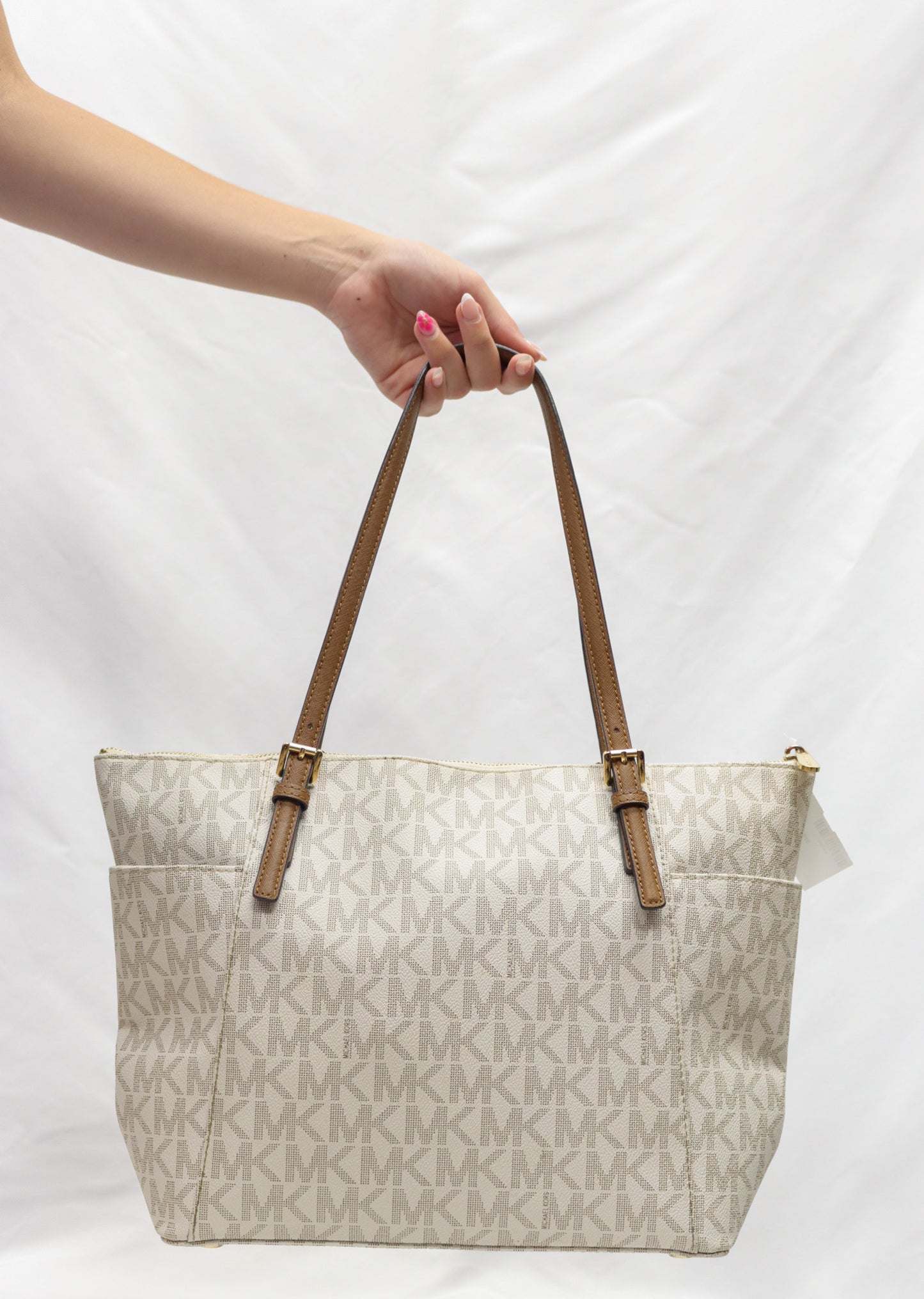 Michael Kors White Tote Bag