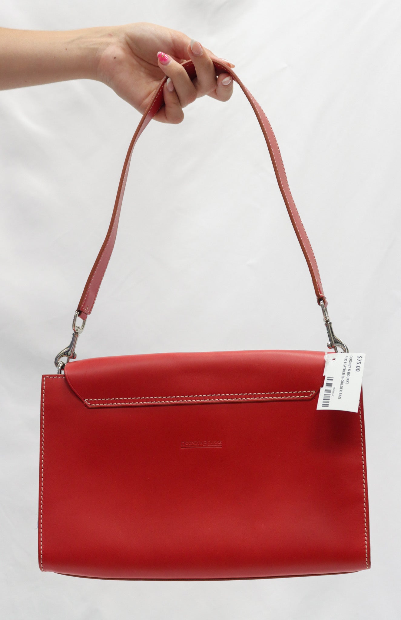 Dooney & Bourke Red Leather Shoulder Bag
