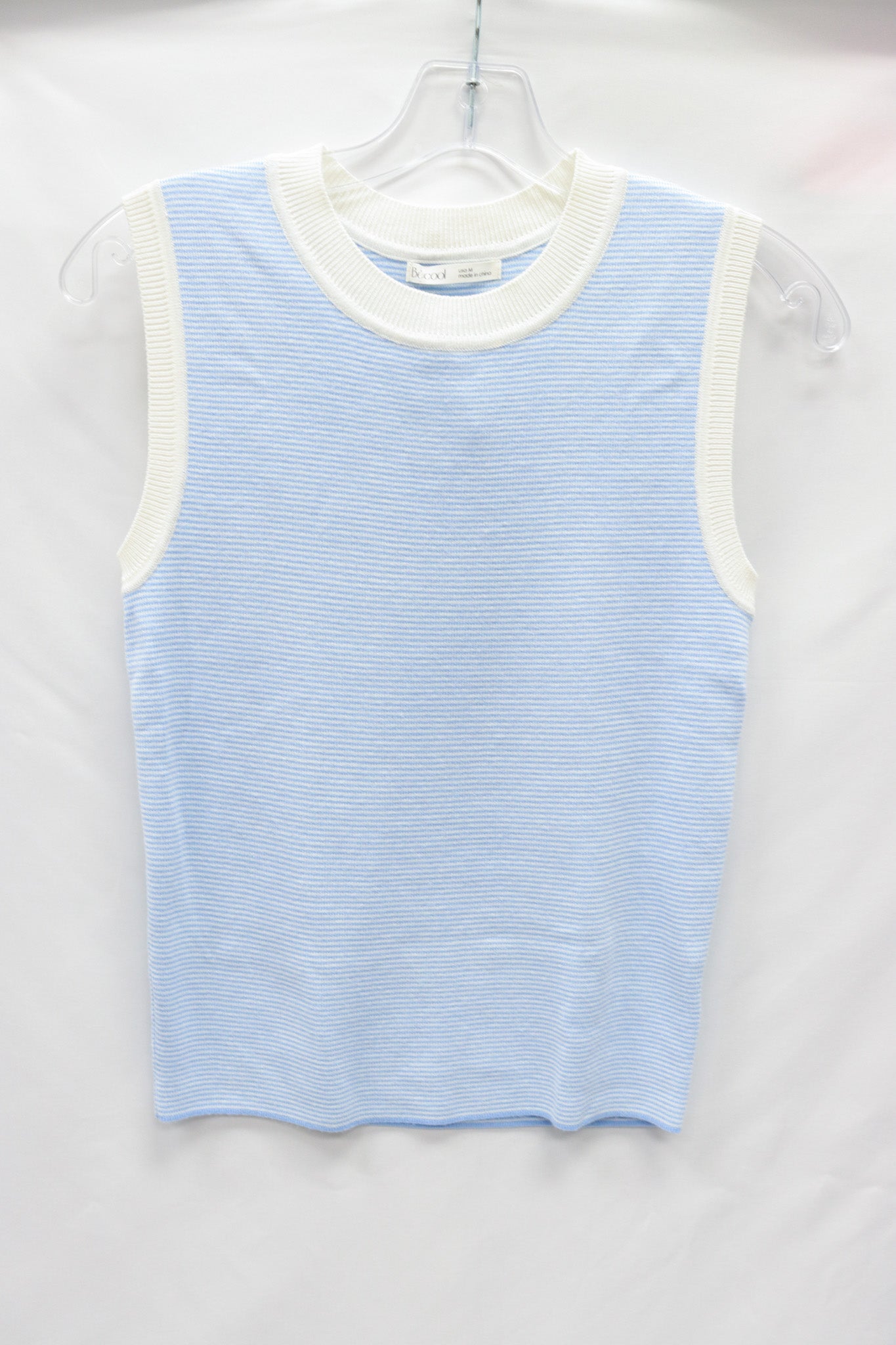 Becool Blue Stripe Tank Size M