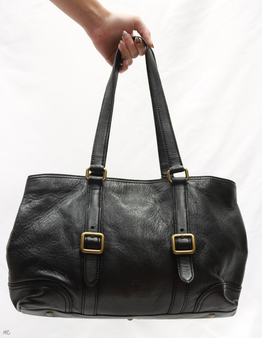Frye and co black leather bag