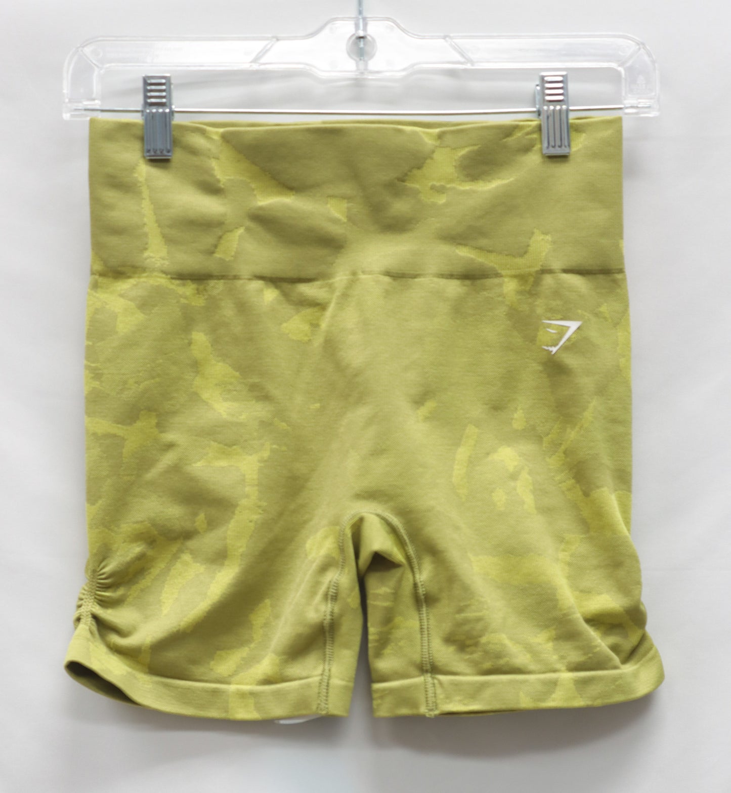 Gymshark Green Camo Biker Shorts Size M