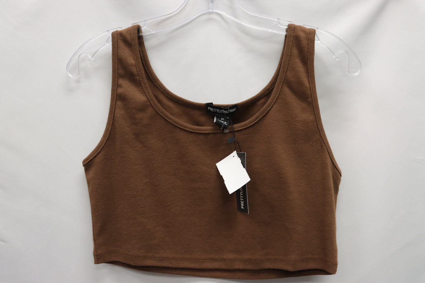 Pretty Little Thing Brown Tank Size M
