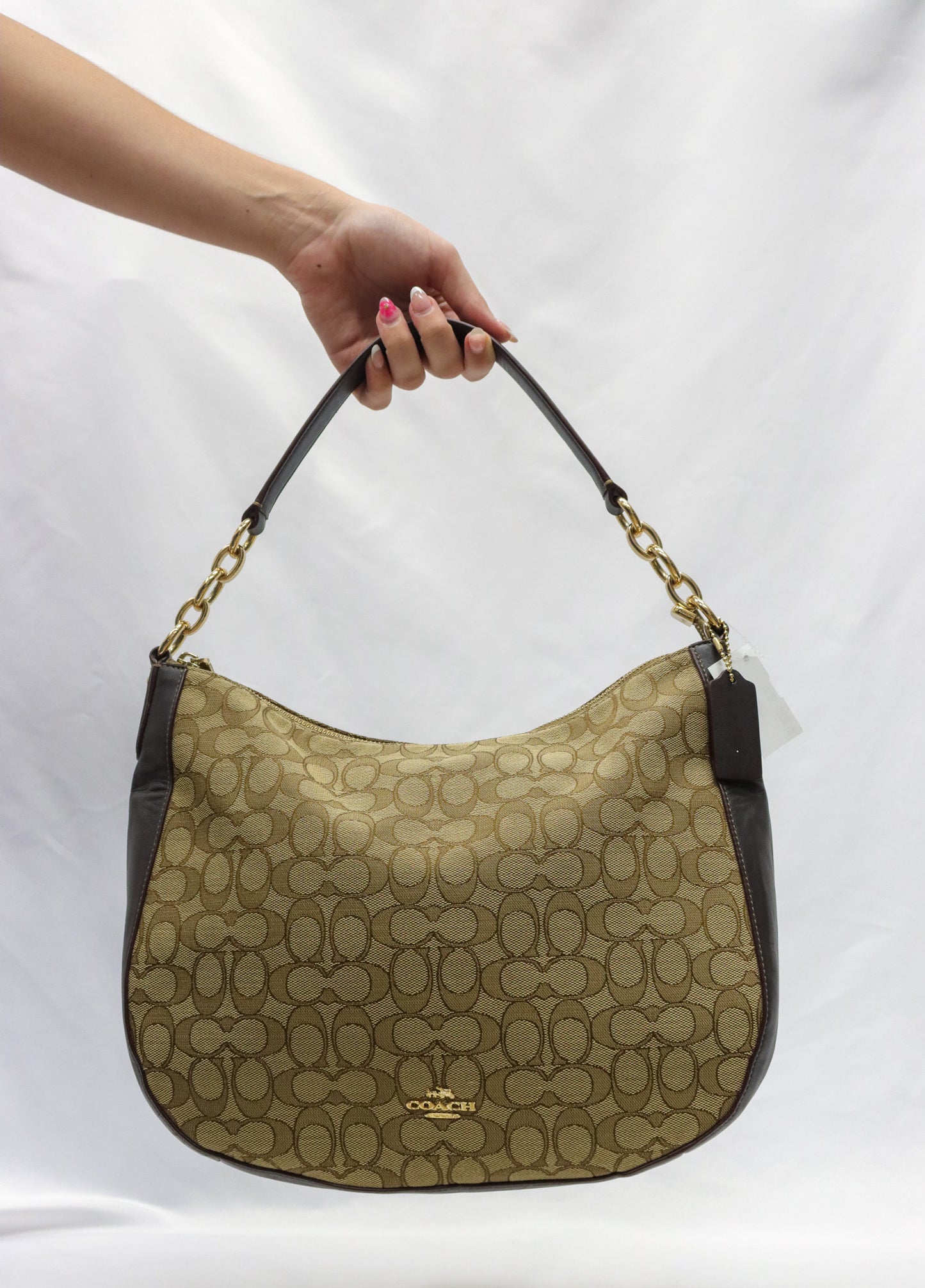Coach Signature Brown Bag
