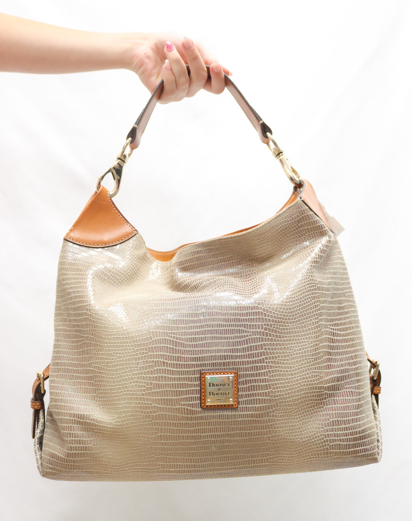 Dooney & Bourke Lizard Embossed Handbag