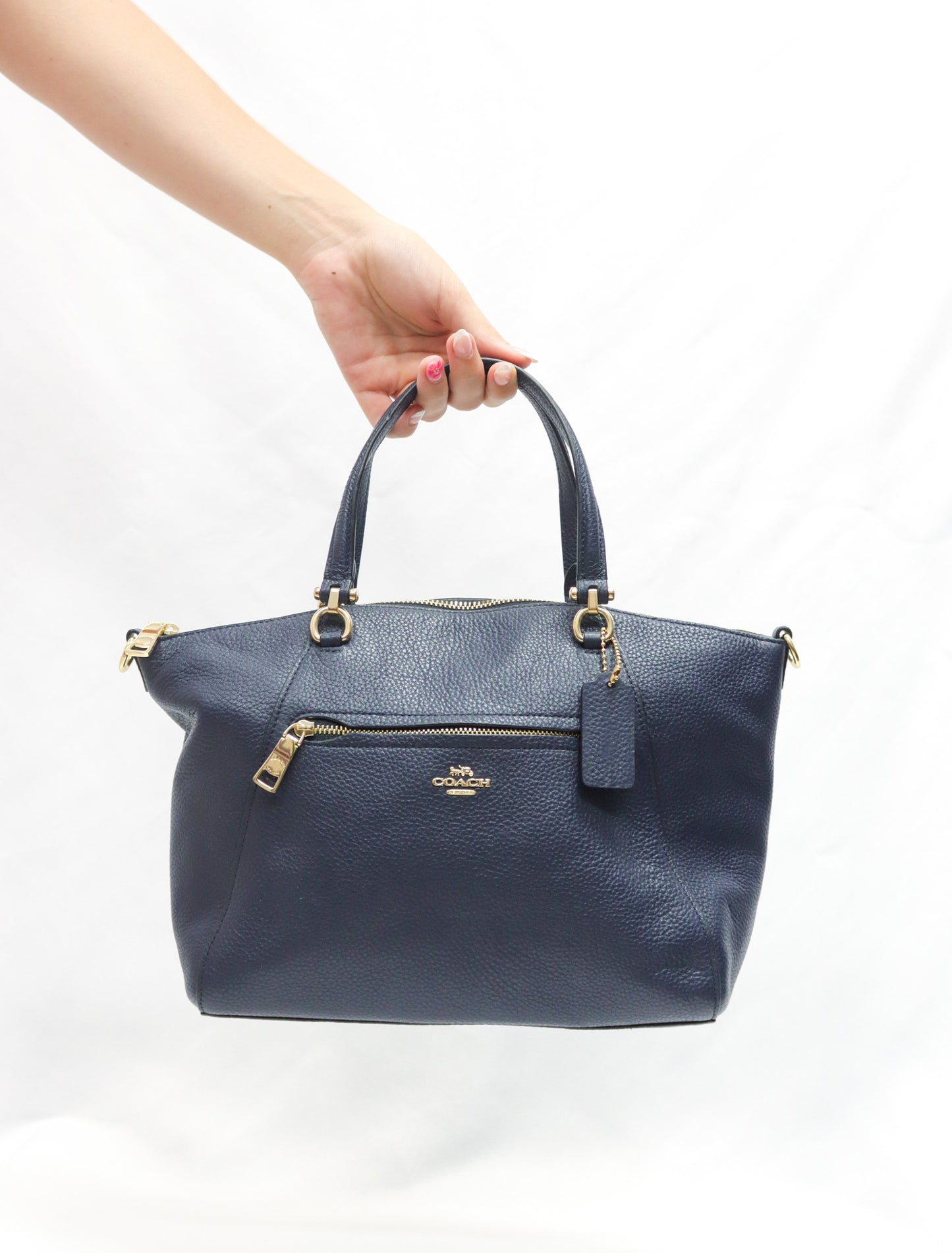 Coach Navy Handbag