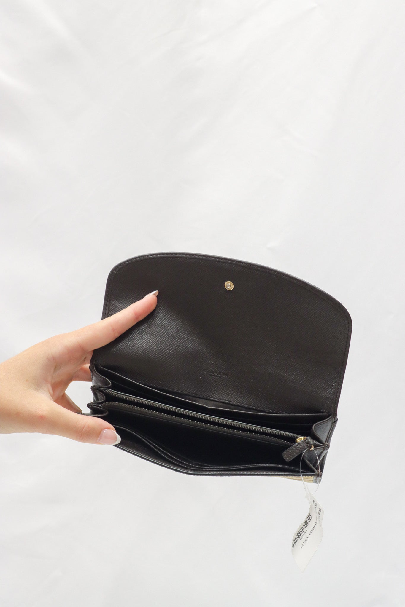 Coach Brown Monogram Wallet