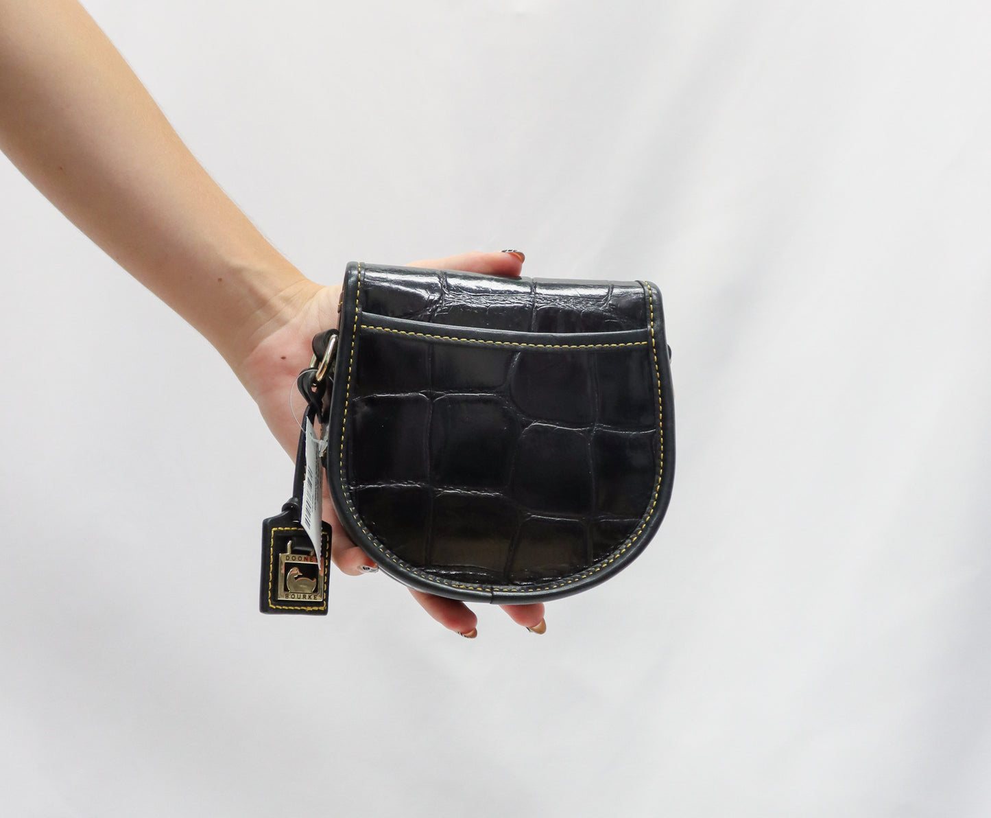 Dooney & Bourke Black Croc Crossbody