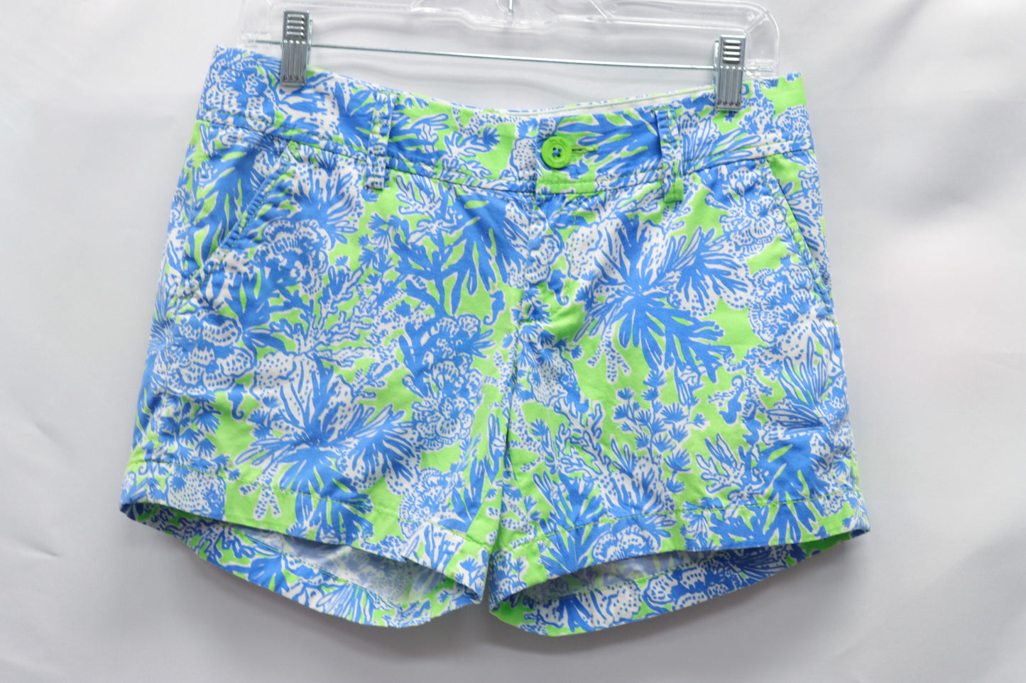 Lilly Pulitzer green/blue Shorts Size 4