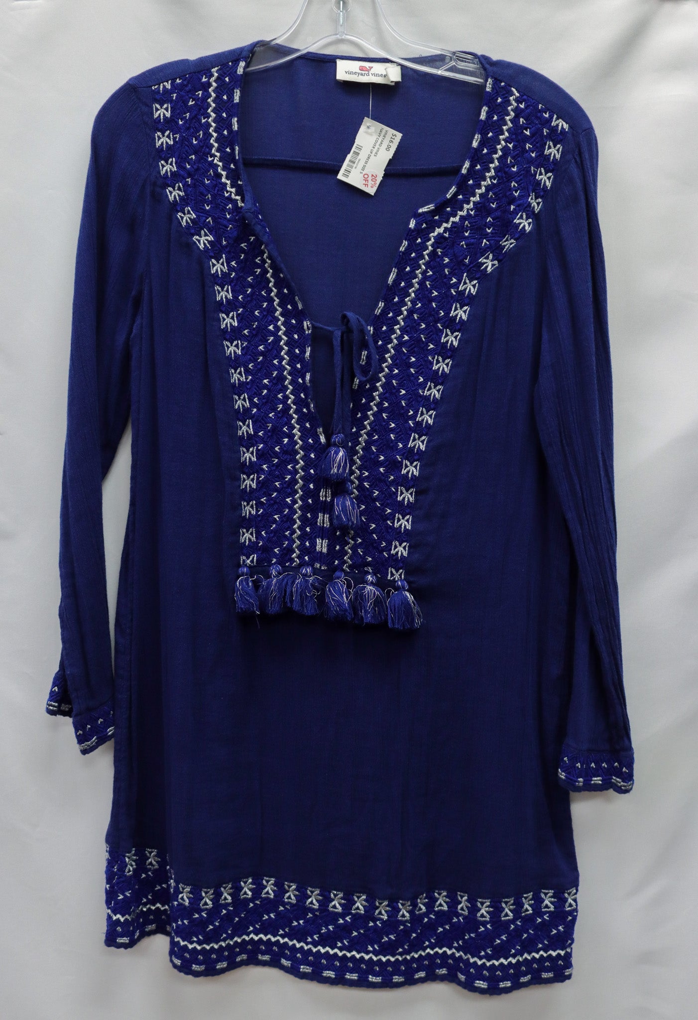Vineyard Vines Navy cover up dress size S